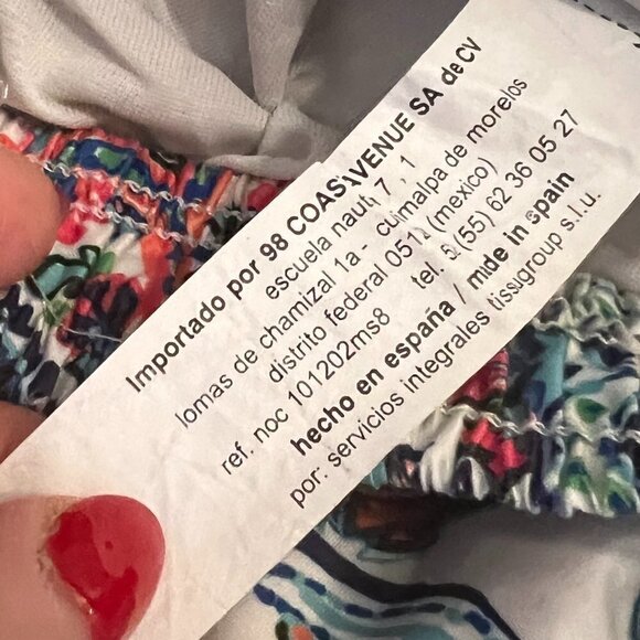 98 Coast Av Aloha Waves Swim Trunks Multi Color Printed Drawstring Boys - Picture 6 of 6